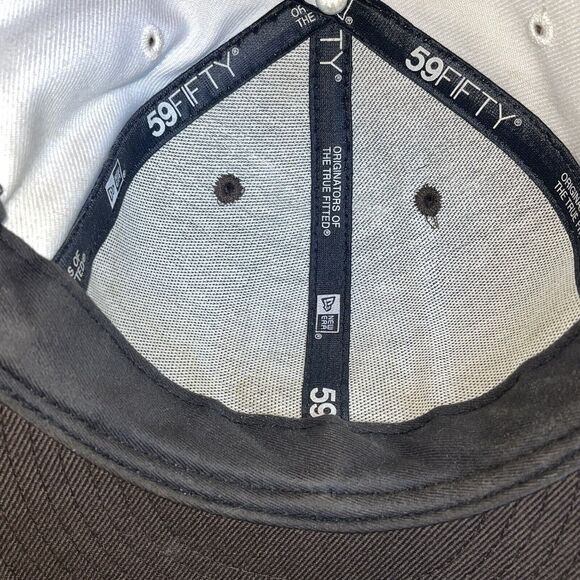 MIlwaukee Brewers New Era Fitted Hat Mens Size 7 5/8 Brown MLB Baseball Cap Rare - Picture 12 of 14